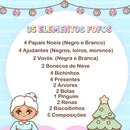 Kit Digital Natal Candy Arquivos Para Sublimação Em Png