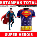Artes Sublimação Total Heróis Mockups Estampas Prontas Corel