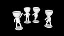 4 Arquivos Stl Impressão 3d Vasos Dançarinos