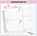 Agenda Escolar A5 - Arquivo Digital