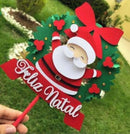 Arquivo De Corte Topo De Bolo Papai Noel Camadas