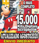 15.0000 Kits Scrapbook Digital O Mais Completo Papel Digital