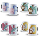 26 Artes Canecas Algabeto Cute Arquivo Editável Cdr