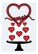 Topo De Bolo Amor- Arquivo Digital