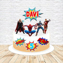 Topo De Bolo Vingadores Mod1 - Arquivo Digital