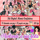 Kit Digital Minnie Confeiteira