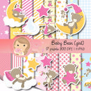 Kit Papel Scrapbook Digital Ursinhas (sonecas) Png