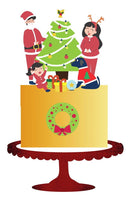 Arquivo De Corte Topo De Bolo Natal 72 Studio