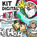 Kit Digital Natal + Arquivos De Corte Pandoca Papai Noel