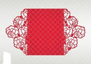 Convite Casamento Rendado Rosas Atlanta* Arquivo De Corte