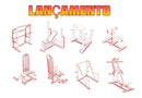 95 Projetos Fabricação Máquinas Academia Cross Supino Leg