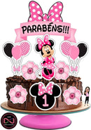 Arquivo Digital - Topo De Bolo - Minnie Rosa