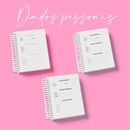 Arquivo Encadernação Agenda Planner Lettering Thay