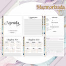 Arquivo Digital Agenda Marmorizado  2024
