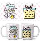 Pacote Artes Canecas Frases Coloridas Namorados Pandoca