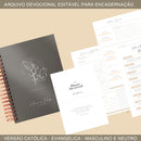 Super Combo Devocional Encadernação - Masc E Fem Editável
