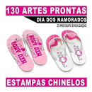 Estampas Chinelos Dia Dos Namorados