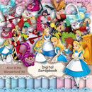 Kit Digital Scrapbook Alice No País Das Maravilhas (06)