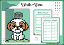 Caderneta Vacina Pet Shihtzu Macho - Arquivo Digital