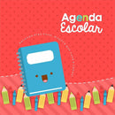 Arquivo Agenda Escolar Permanente 10 Cores Volta As Aulas