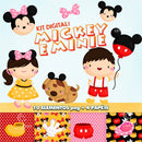 Kit Digital Mickey E A Minnie