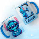 Estampas Sublimação Canecas Alfabeto Artes Stitch Mockups