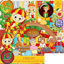 7 Kits Scrapbook Sitio Do Pica-pau Papel Digital Png + Brind