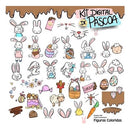 Kit Digital Pandoca Páscoa Artes Estampas Png