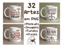 Pack De Artes Para Canecas De Porcelana | Pascoa Flrok Bento