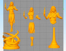 Dragon Age Morrigan + Busto Archivo Stl Para Impresión 3d