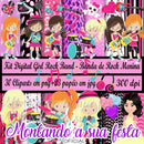 Kit Digital Girl Rock Band - Banda De Rock Menina
