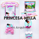 Arquivo Digital Silhouette Princesa Nella
