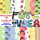Kit Digital Alfabeto Lore Completo 300dpi