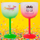 Estampas Taças Gin Carnaval Corel Png