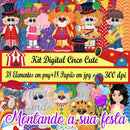 Kit Digital Circo Cute