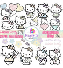 Kit Digital Hello Kitty Tono Pastel 300dpi