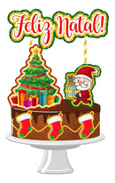 Arquivo De Corte Topo De Bolo Natal 197 Studio