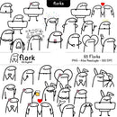 Kit Arquivo Digital Flork Bento Meme Em Png