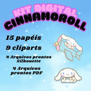 Arquivo Digital - Papeis -cliparts-pdf-silhouette - Kuromi