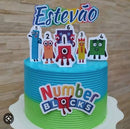Arquivo De Corte Topo De Bolo Numberblocks Studio + Brinde