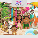Kit Digital Papel Scrapbook moana oceano