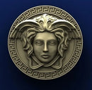 Escudo Versace 3d Stl. Alta Resolução - Cnc - Artcam