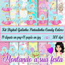 Kit Digital Galinha Pintadinha Candy Colors