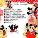 Kit Digital Dia Namorados Mickey Arte Sublimação Arquivo Png