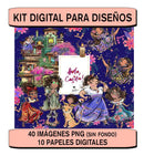 Encanto Kit Clipart Imagenes Png + Fondos 300 Dpi