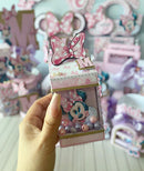 Arquivo De Corte Minnie Laço Rosa Luxo Studio/pdf+brinde arquivospersonalizados