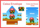 Arquivo Digital Caixa Envelope Mini Caixa Super Papai
