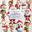 Kit Arquivos Natal Natalino 3d 37 Arquivos Sem Fundo Png Sgv