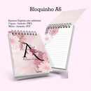 Arquivo Encadernação Agenda Planner Lettering Cut Corte