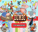 Kit Digital Dumbo Scrapbook Silhouette Em Png